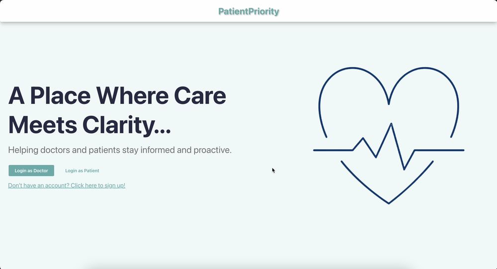 Patient Priority app